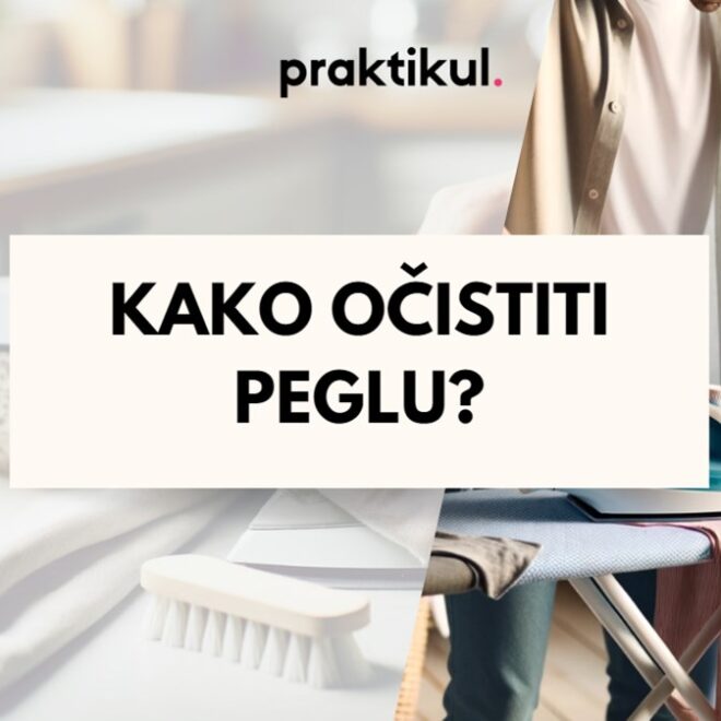 Kako očistiti peglu od kamenca i zalepljene tkanine?