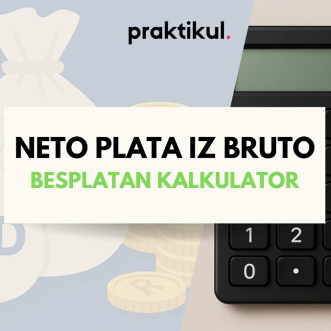 Kako izračunati neto platu iz bruto za 2025. godinu