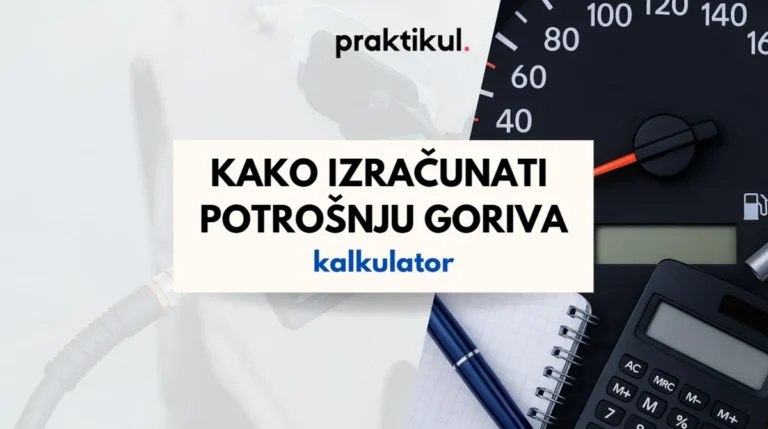 Kako izračunati potrošnju goriva